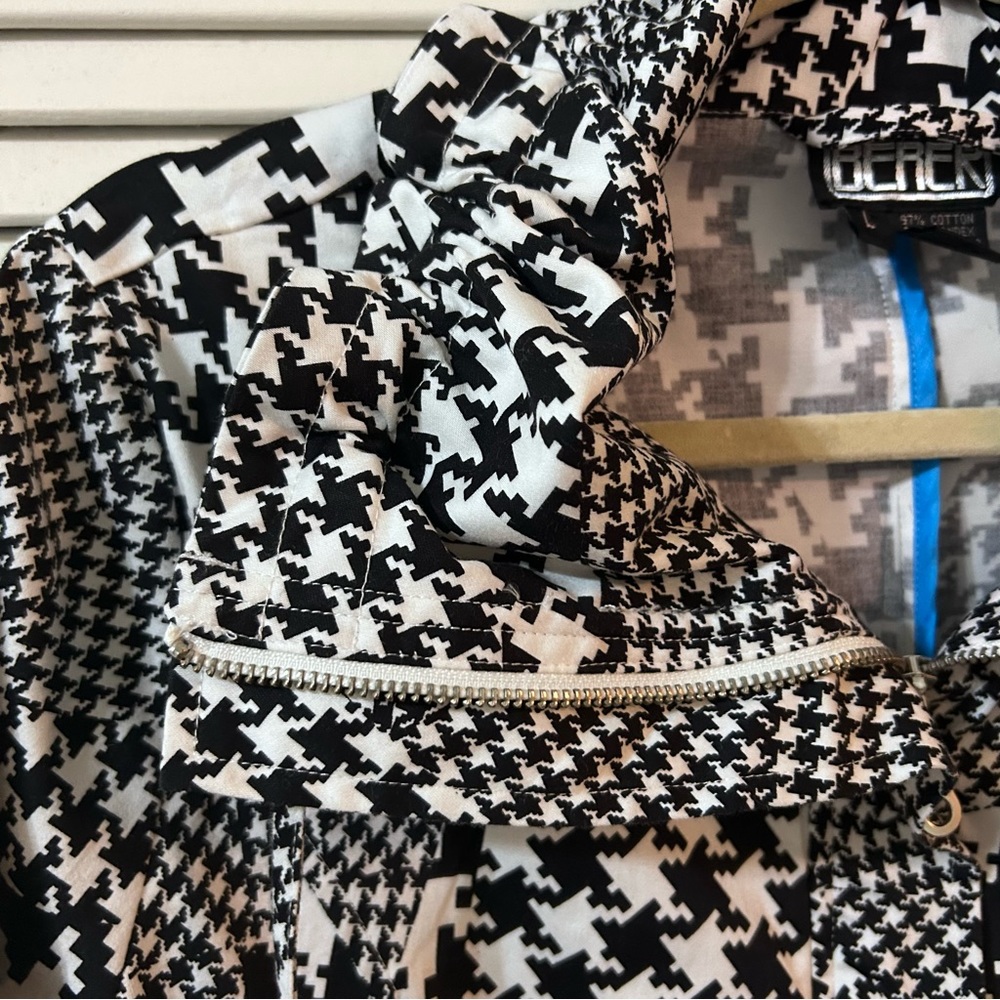 Berek Houndstooth Jacket Blazer Euc - image 6